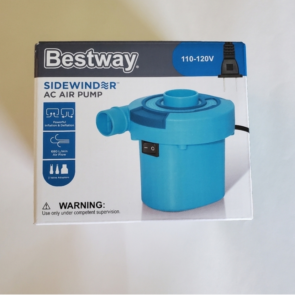 Bestway Blue AC Air Pump New